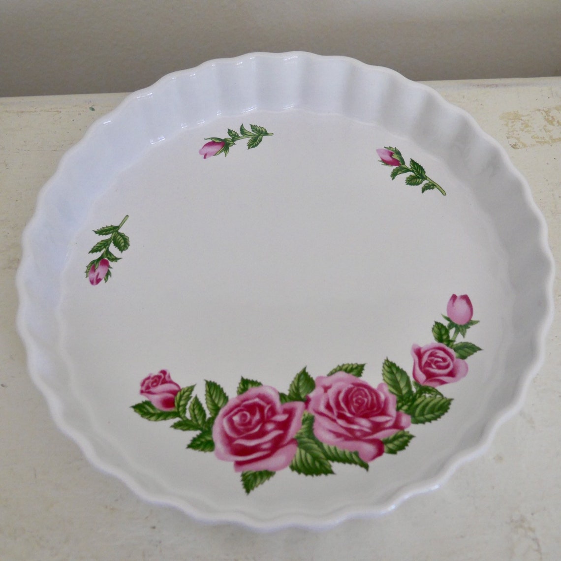 Christineholm Fluted Quiche Dish Vintage / TART PAN / Rose Etsy