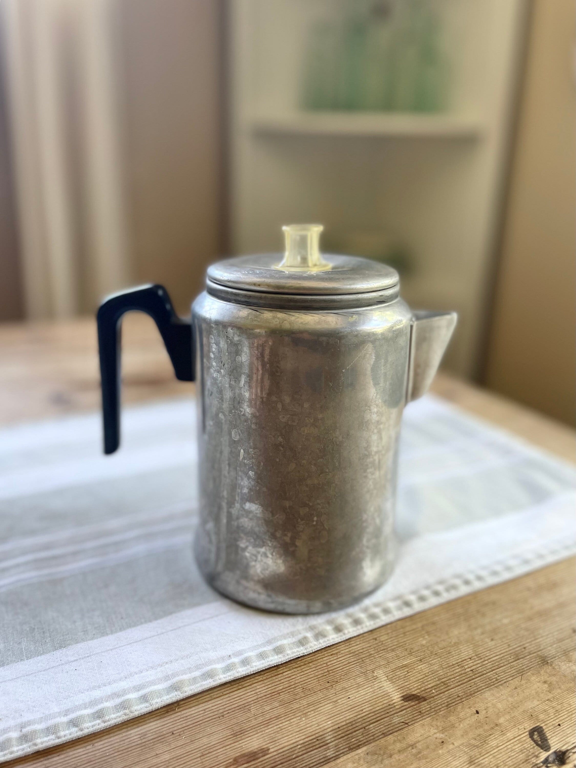 Vintage Century Aluminum Coffee Percolator: 9-cup Cowboy Pot - Etsy