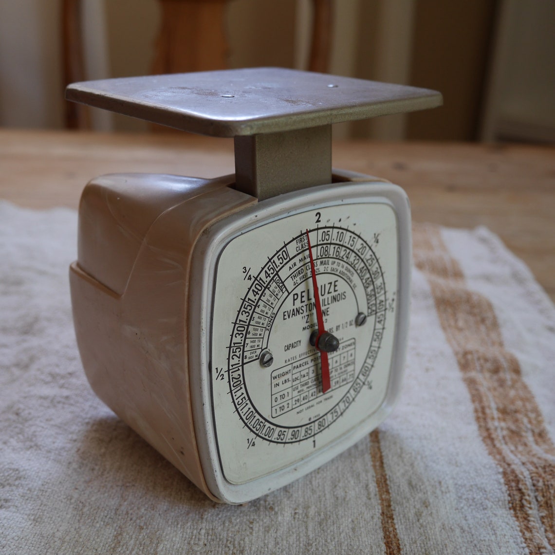 Vintage 1955 PELOUZE Postal Scale Model Z2 / Vintage Postal Etsy UK