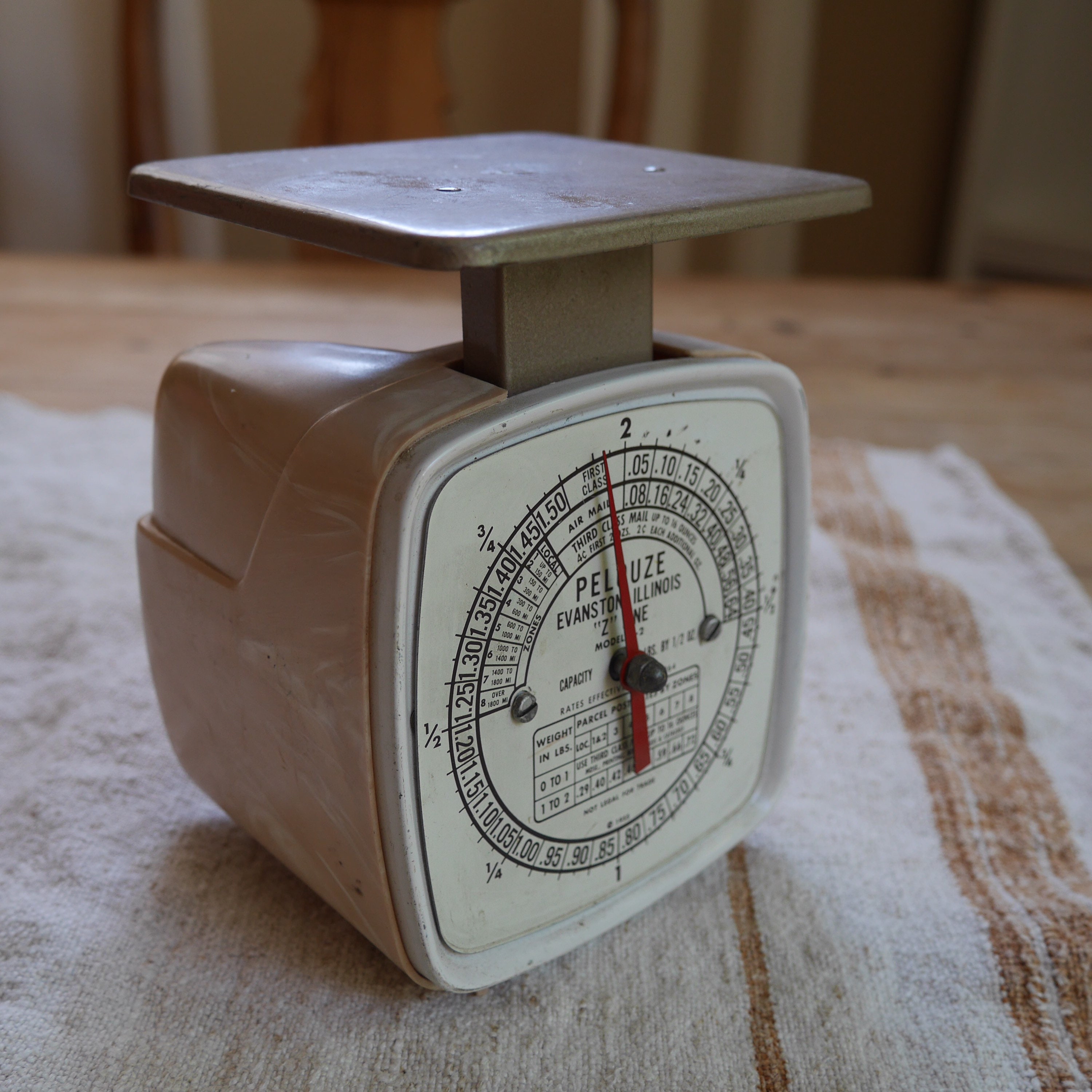 Vintage 1955 PELOUZE Postal Scale Model Z2 / Vintage Postal Etsy UK