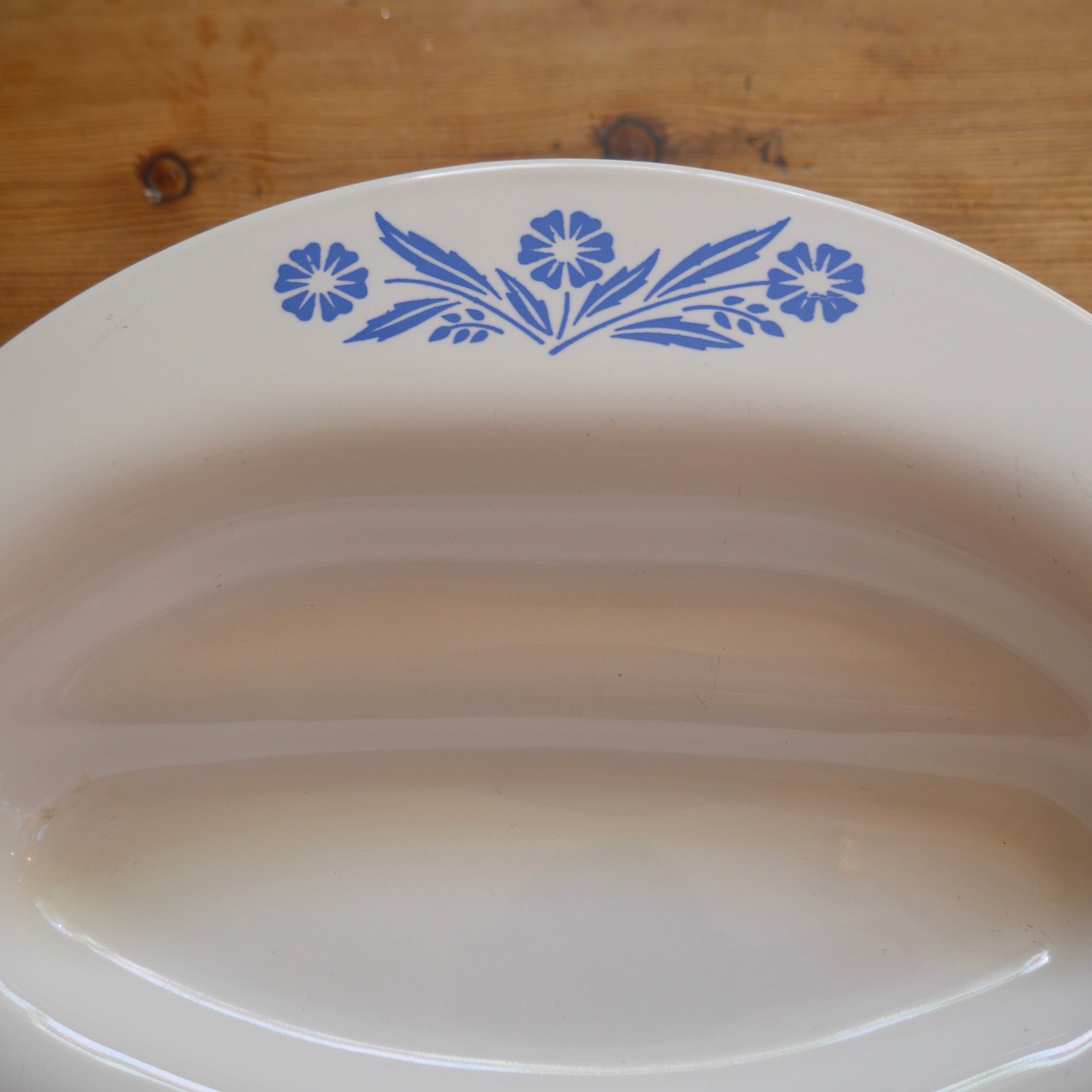 Corning Ware Blue Cornflower Platter P 19 / Vintage White Etsy UK