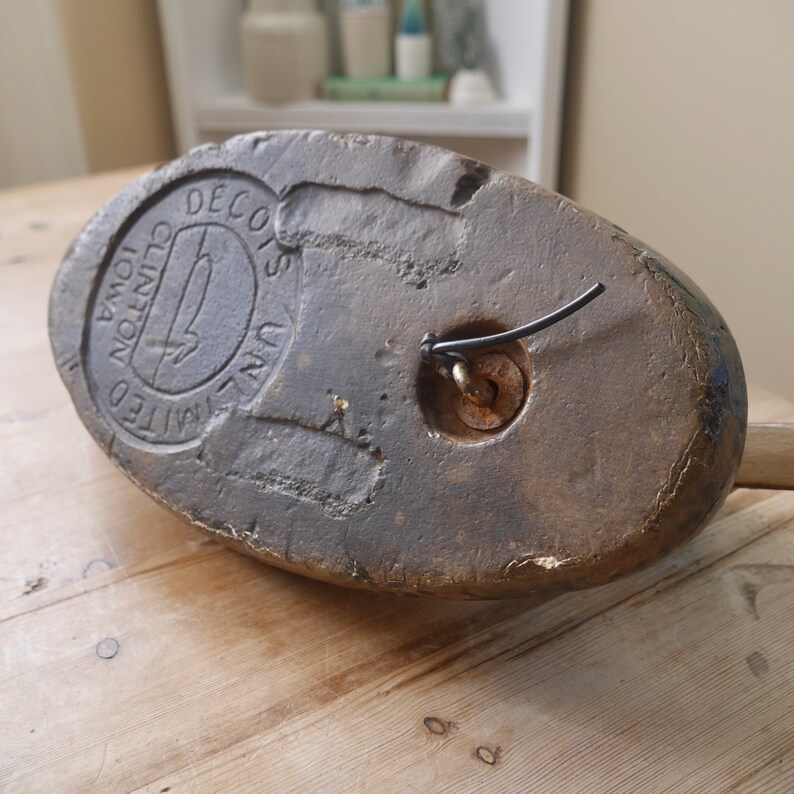 Vintage Duck Decoy From Decoys Unlimited Clinton Iowa / Rustic Etsy