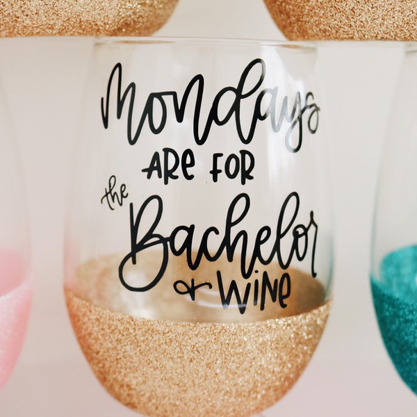 The Bachelor/ Will you accept this rosè/ the bachelor tv show/ the bachelor wine glass/ Bachelor Themed Stemless Wine Glass/