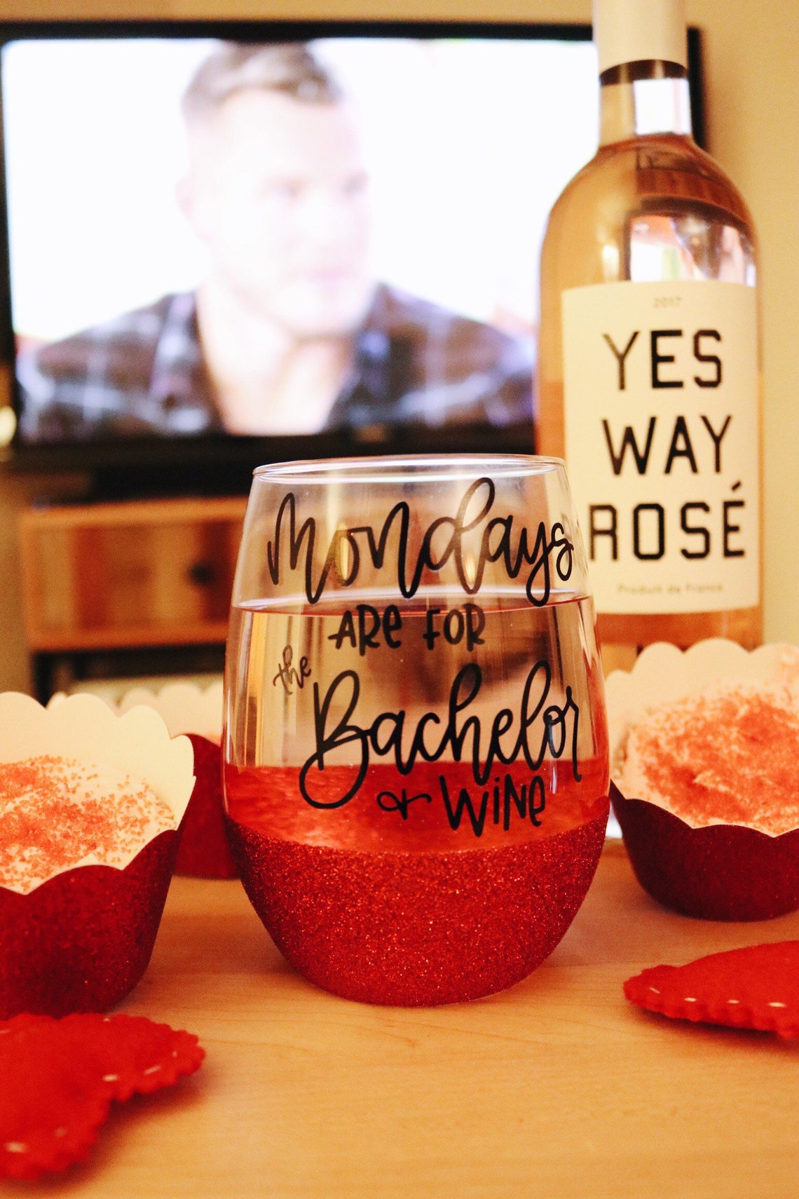 The Bachelor/ Will you accept this rosè/ the bachelor tv show/ Etsy