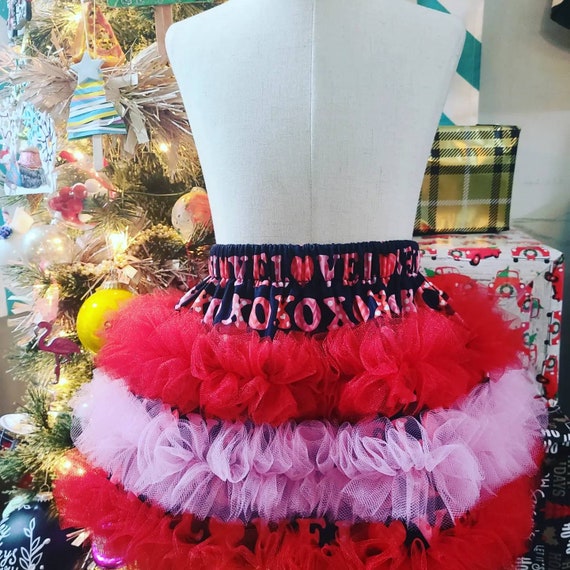 Valentine s Day Bubble Ruffle Tutu size 2t 3t