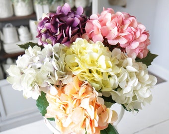 Hydrangea Stem-Floral Stem-Wedding Flower-Summer-Spring-Bathroom Decor-Floral Arrangement-Floral stem-Flower Bunch-Home Accents-Center Piece