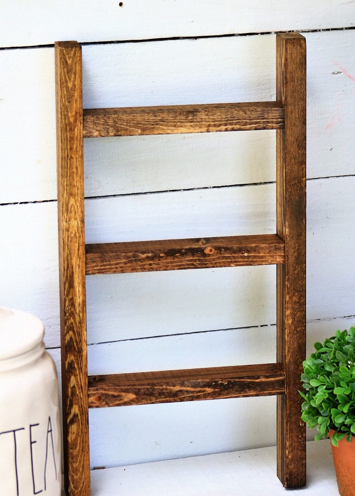 Tea Towel Laddermini Ladderfarmhousekitchen Laddermini Etsy