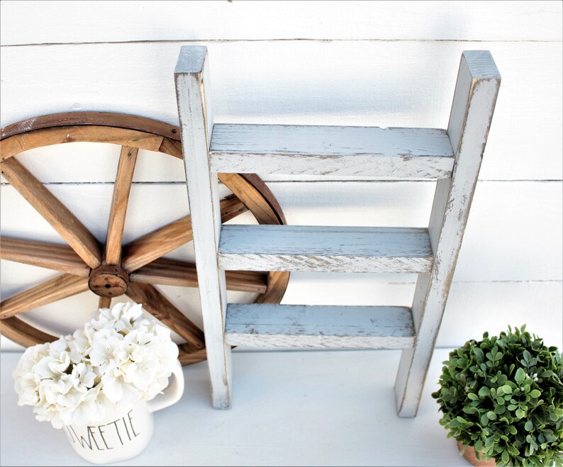 Tea towel LadderMini LadderfarmhouseKitchen ladderMini Etsy