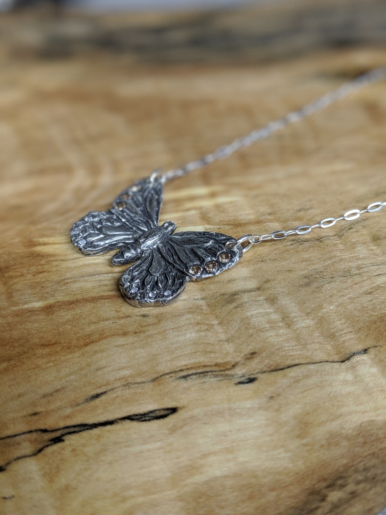 Butterfly with CZ accents