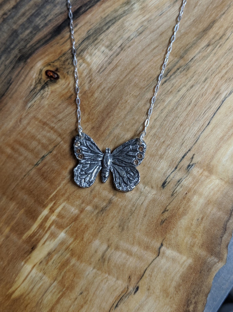 Butterfly with CZ accents