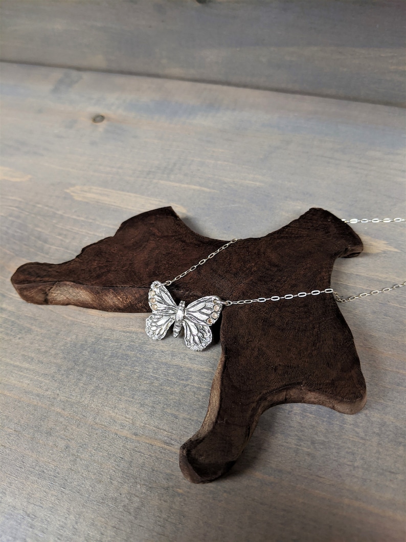 Butterfly with CZ accents