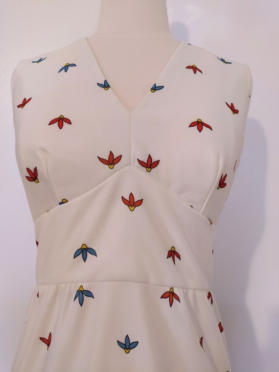 1970s Leslie Fay Paisley Print Maxi Dress - image 2