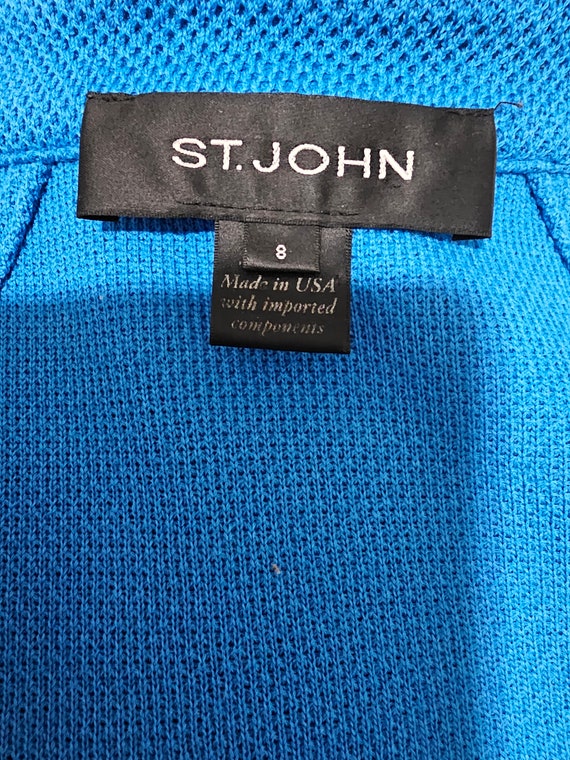 St. John Collection Royal Blue Zipper Fitted Shor… - image 4