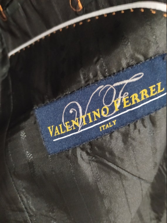 Valentino Ferrell Men's Dark Blue Pinstripe Dinne… - image 7