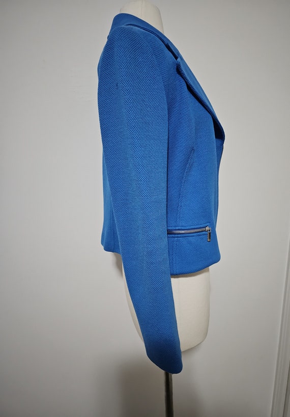 St. John Collection Royal Blue Zipper Fitted Shor… - image 7