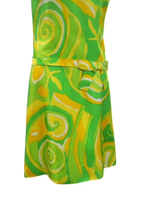 Vintage Psychedelic Mod-Style 2-Piece Dress Set - image 4