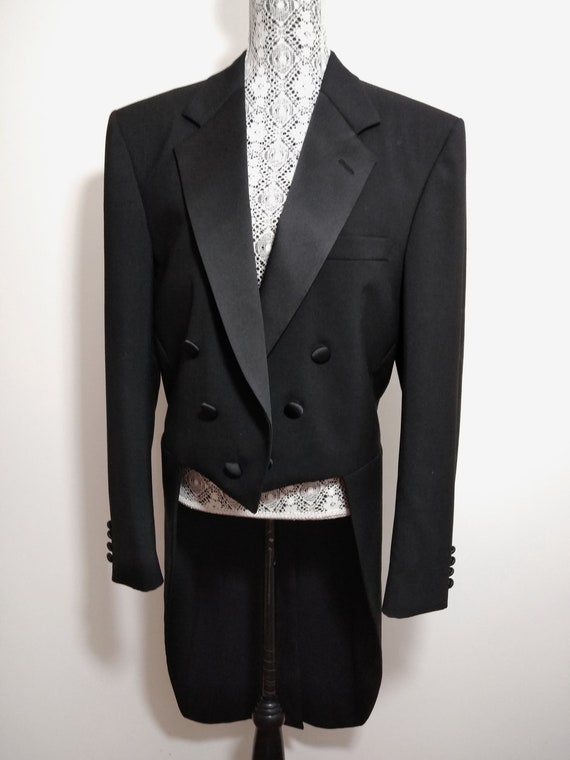 Perry Ellis Tuxedo Tailcoat Formal Jacket