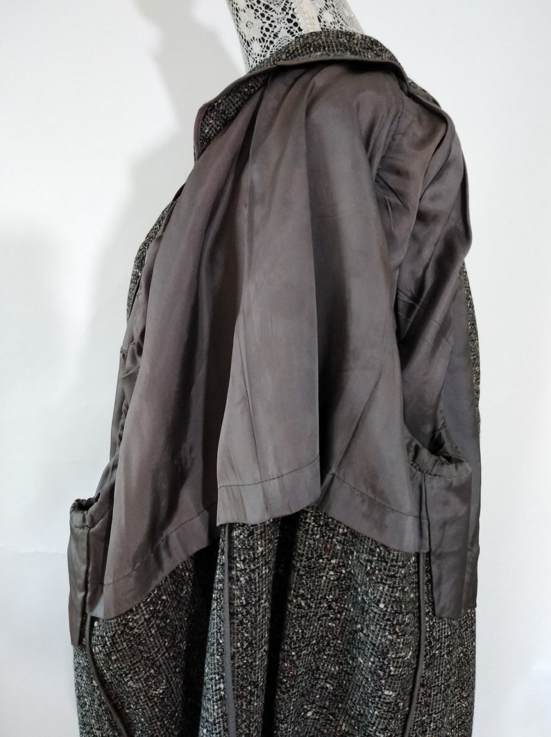 Vintage Men\u2019s Tweed Single Breasted Coat