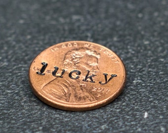 Lucky Penny | Lucky or DFTBA Hand Stamped Penny