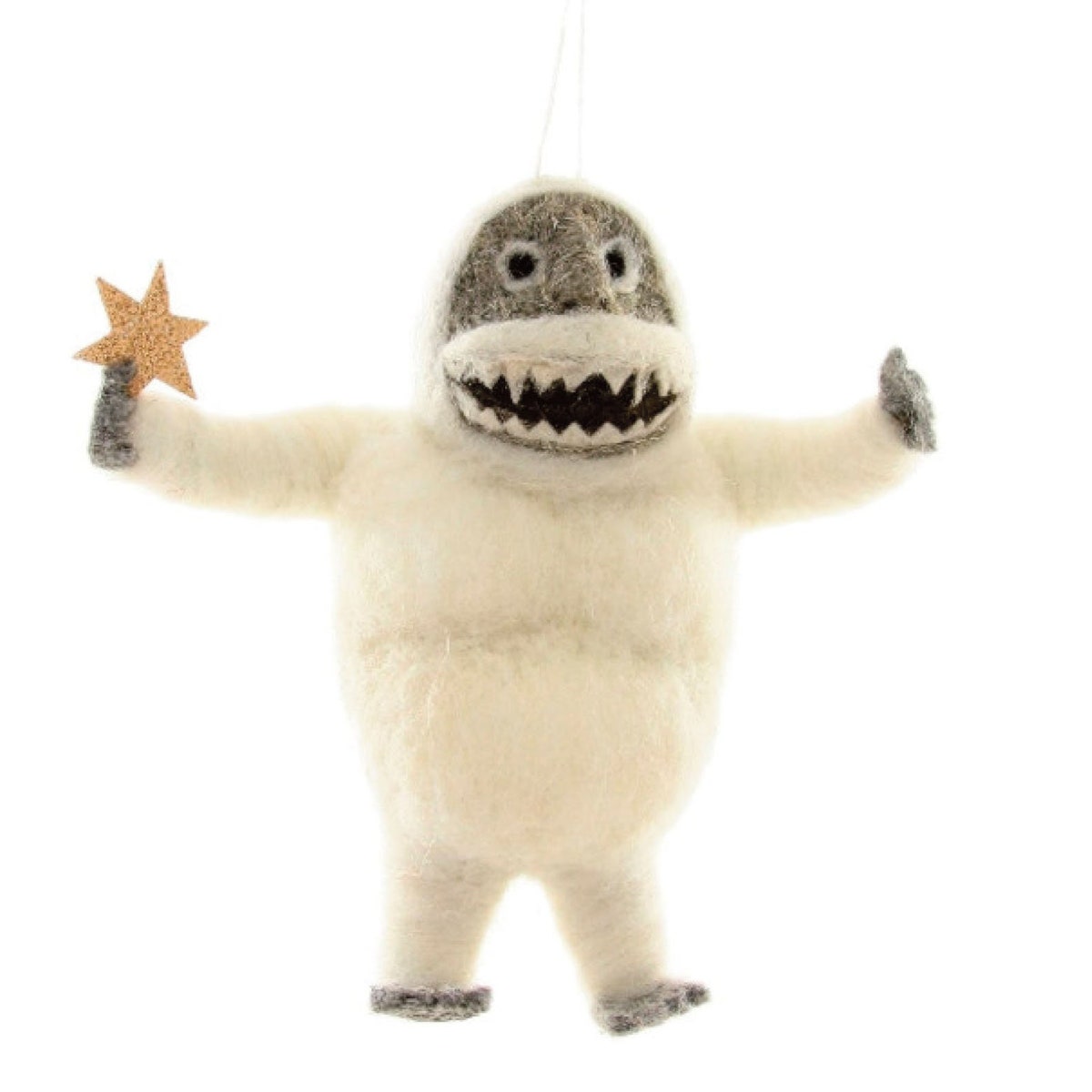 Abominable Snowman Felt Ornament - Etsy
