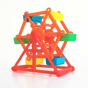 Ferris Wheel Cake Topper, County Fair & Amusement Park Theme, Kids Birthday Centerpiece