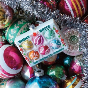 Shiny Brite X-MAS Ornament