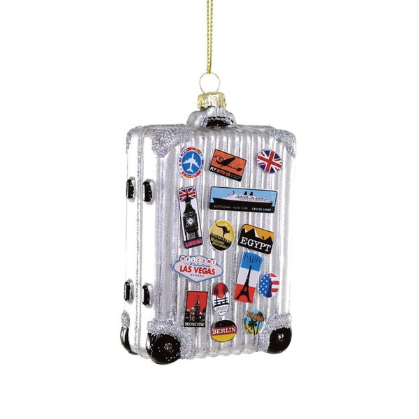 Jet Setter Suitcase Ornament, Cody Foster & Co