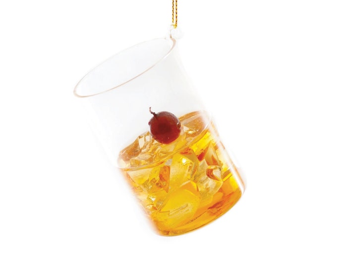 Old Fashioned Cocktail Ornament - Etsy