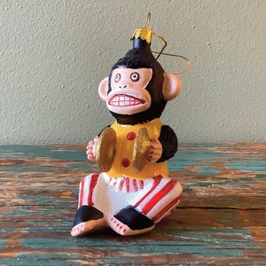 Tin TR2025 Monkey Playing Xylophone Wind Up Boxed | eBay