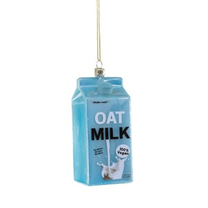 Oat milk christmas ornament clearance