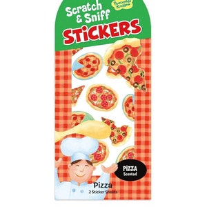Pizza Scratch and Sniff Stickers