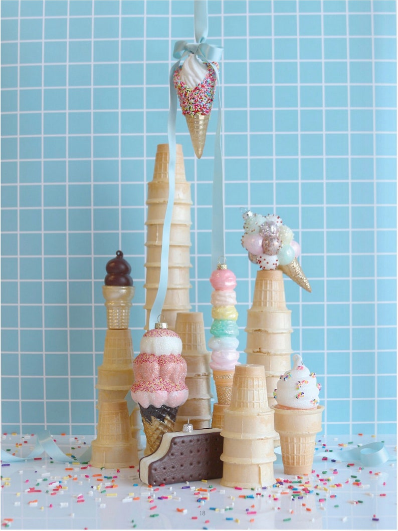 Cody Foster Chocolate Dipped Cone Ornament - Thumbnail 2