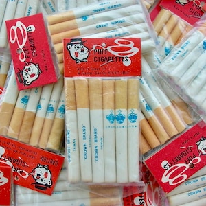 Puff Cigarettes, Fake Toy Cigarettes, Gag Gift, Collectible