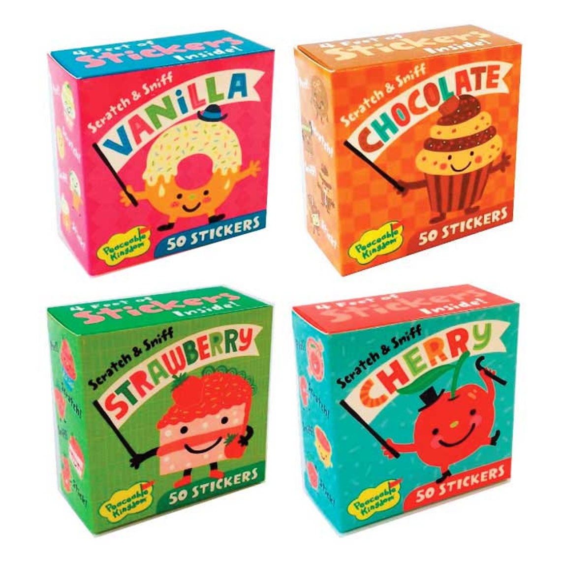 Scratch and Sniff Stickers 50 Stickers Smelly Stickers Etsy