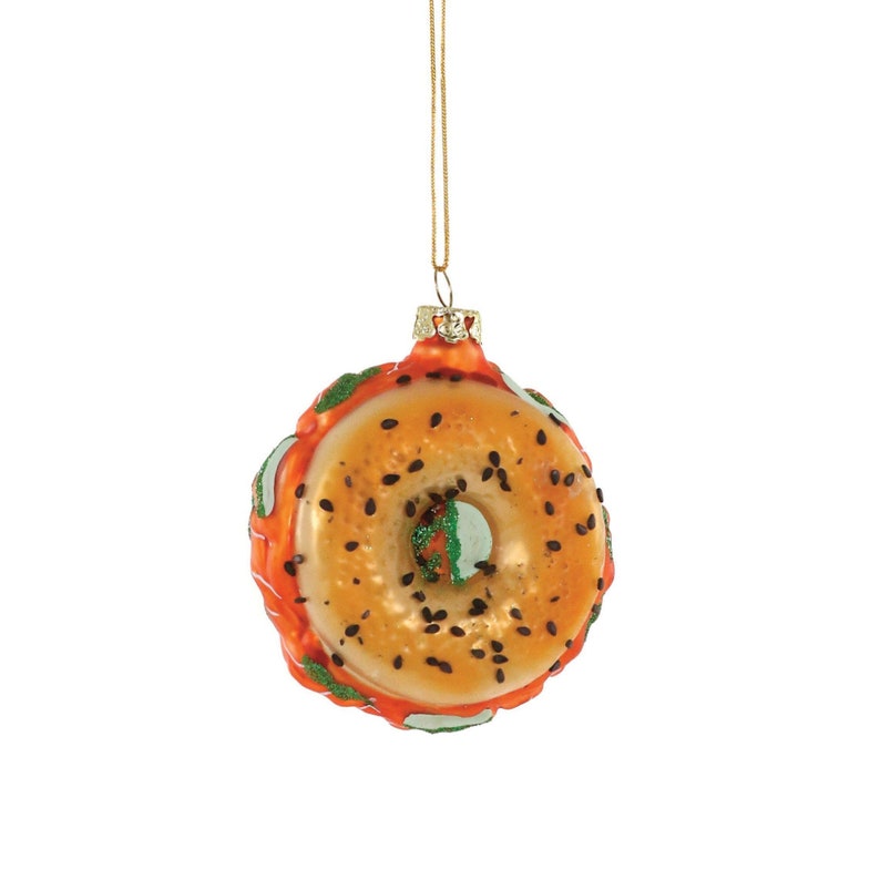 Bagel With Lox Ornament - Thumbnail 2