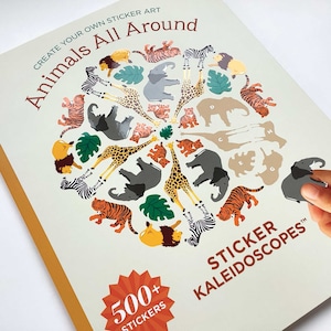 Sticker Animals Project Book, Craft Activities, Kids & Adults, Mrs. Grossman’s
