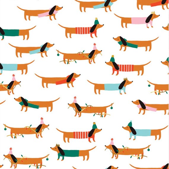 Sausage Dog Gift Wrap Roll by Meri Meri 