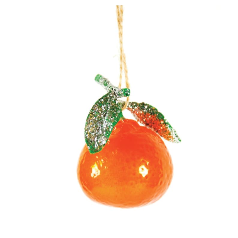Orchard Fresh Tangerine Ornament
