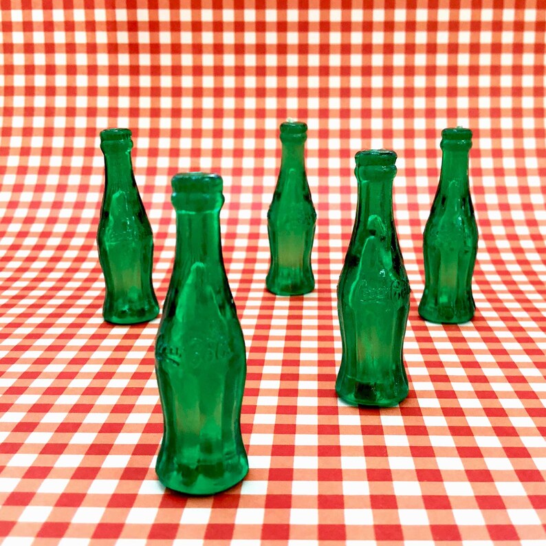 mini plastic coke bottles