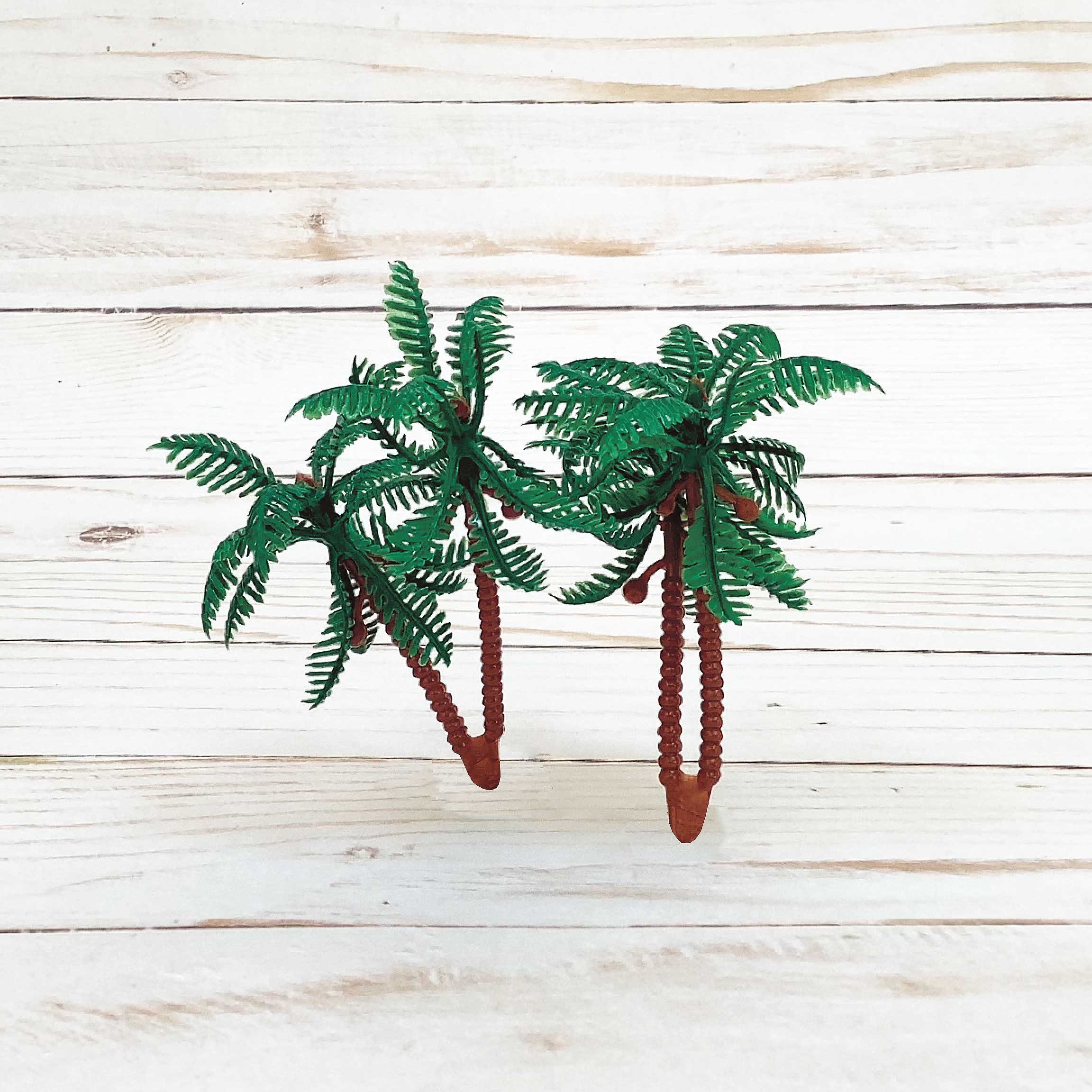Palm Tree Cake Toppers Miniature Trees Cupcake Picks & Craft Etsy