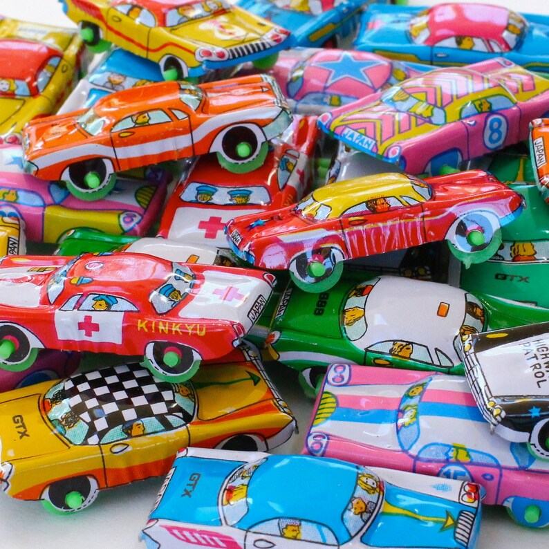 Vintage Toy Cars 4 Tin Toy Car Collectible Japanese Cars | Etsy