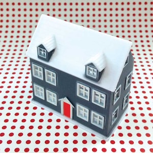 Ozdoba na tort w kształcie domku dla lalek, miniaturowy domek do majsterkowania, pieczenia i dekorowania