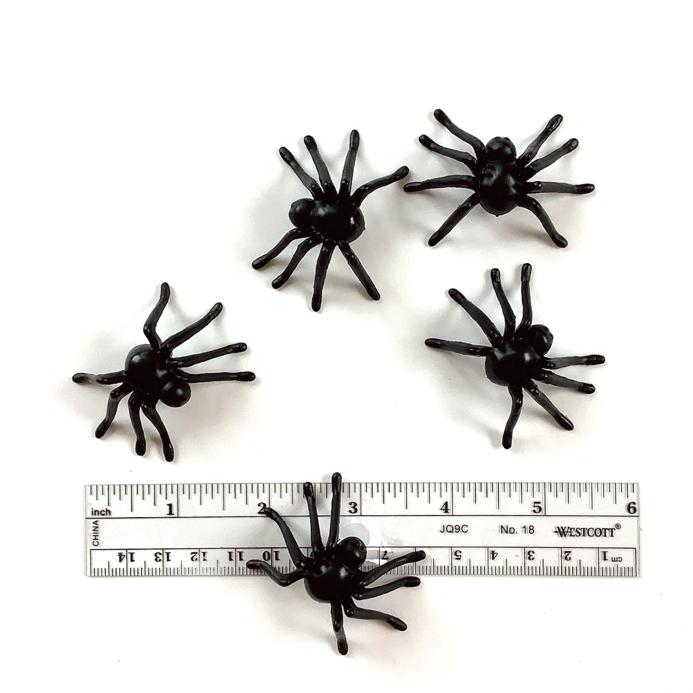 5 x Halloween Spiders Party Decorations Favours Trick or Treat Table Decoration 
