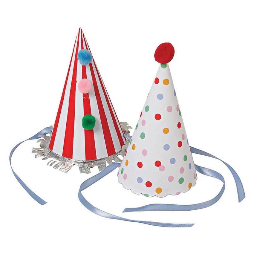 Toot Sweet Party Hats 8 Meri Meri 