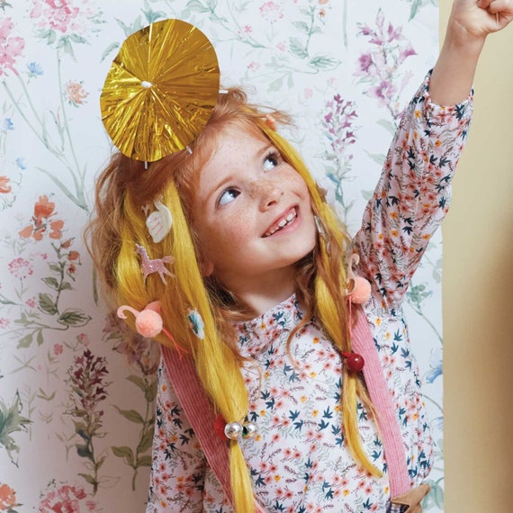 daisy hair slides