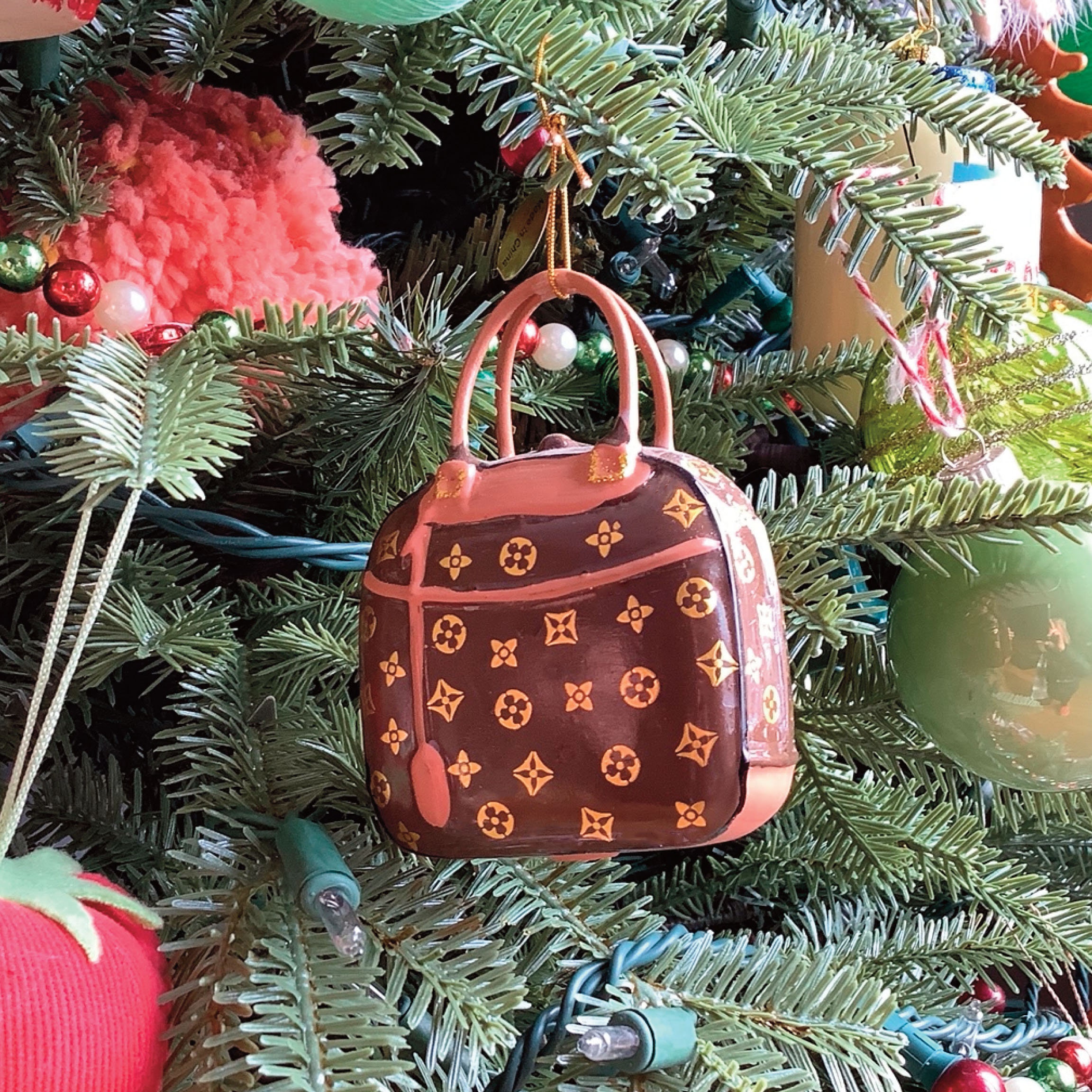 Luxury Handbag Ornament Christmas Bauble Cody Foster & Co 