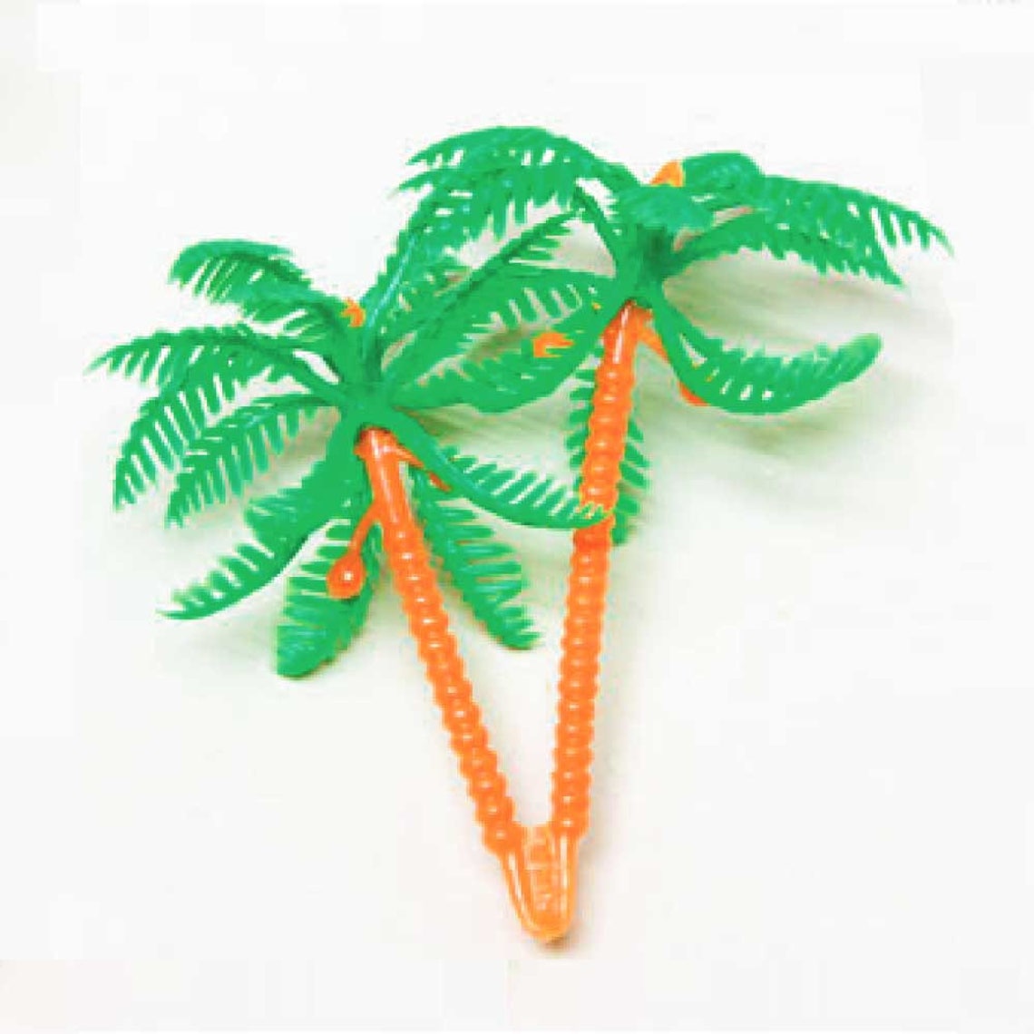 Tropical Palm Tree Cake Toppers Miniature Palm Trees Cupcake Etsy