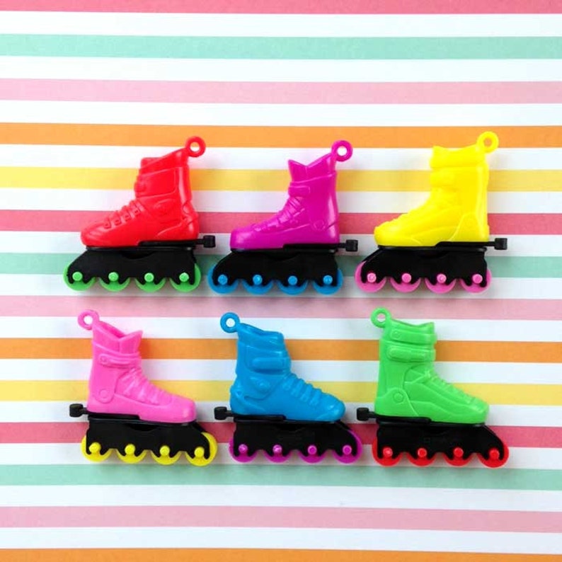 1970/'S KITSCH RETRO ROLLER SKATE SKATING EARRINGS ..