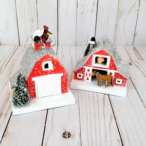 Cody Foster Christmas Light Up House, Festive Frosted Farmhouse, #HOU-284