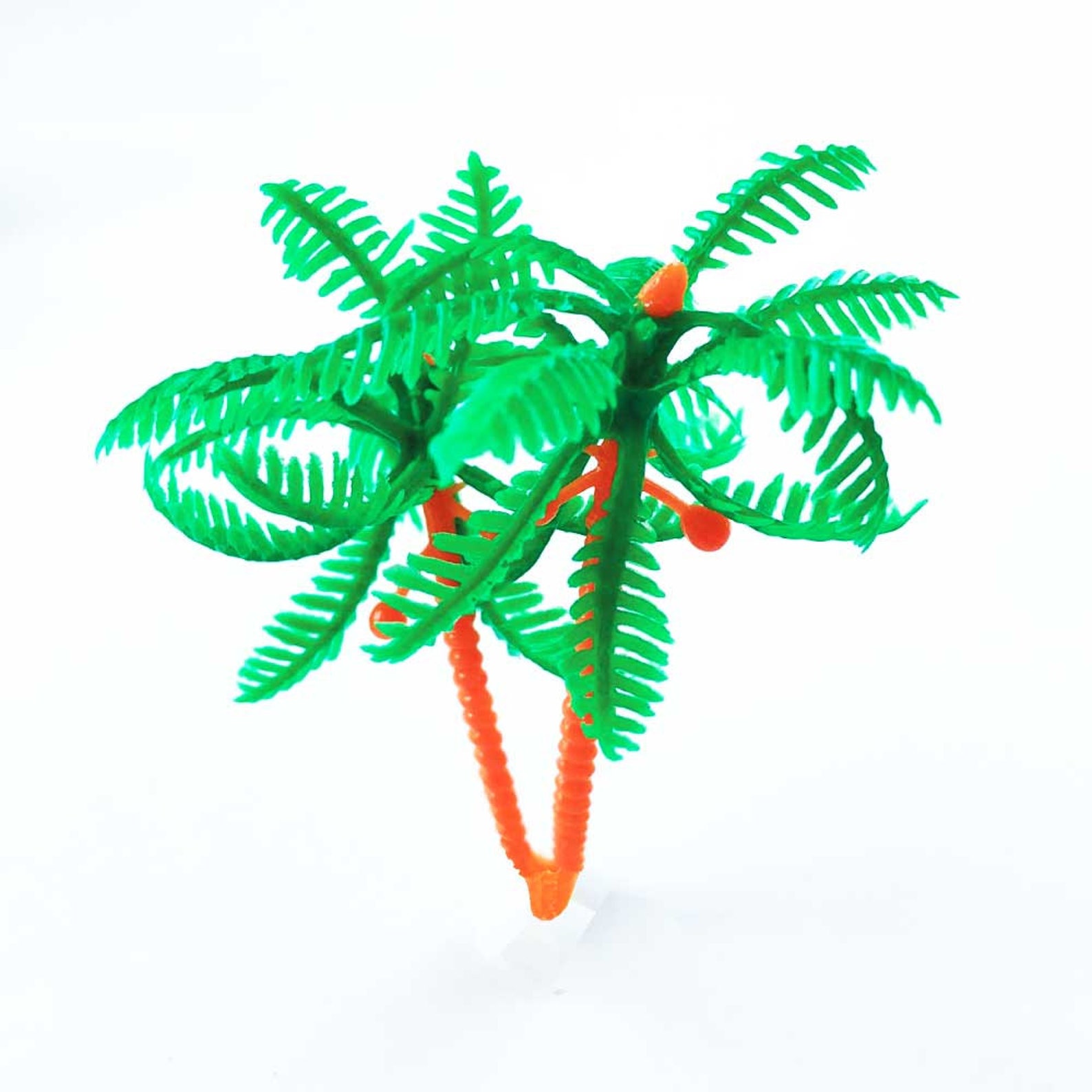 Tropical Palm Tree Cake Toppers Miniature Palm Trees Cupcake Etsy